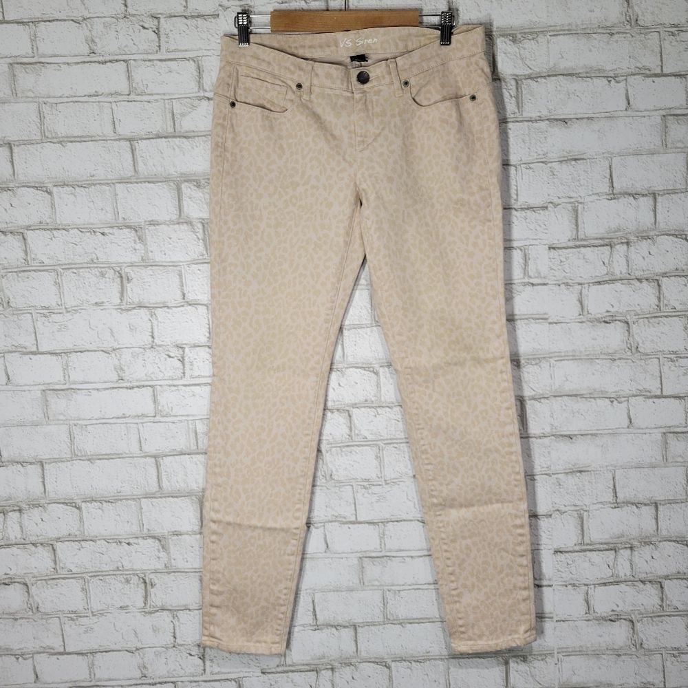 Victoria's Secret Siren cheetah print jeans